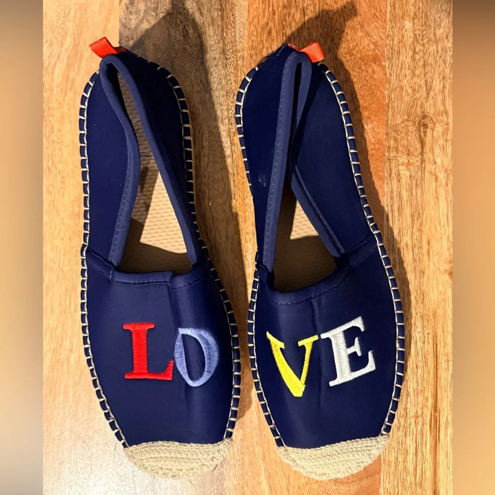 Sea Star Beachwear Beachcomber Love Flat Espadrille Water Shoes 9